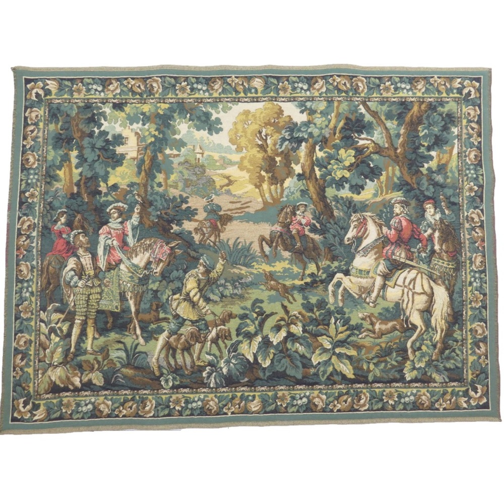 100+ year old Belgium Tapestry by Ter Waes Ltd